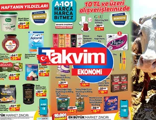 A101 aktüeli yayında! Ucuza market alışverişi! Büyük Kurban Bayramı çılgınlığı başladı! A101 2022 küçükbaş büyükbaş kurbanlık fiyat listesi!