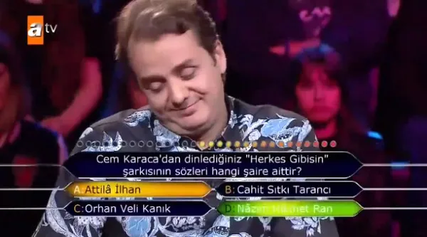 Kim Milyoner Olmak İster yeni bölümde hayrete düşüren olay! Edebiyat Fakültesi Öğretim Görevlisi edebiyat sorusunu bilemedi!-4