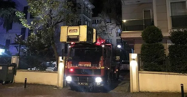 Son dakika: Kadıköy’de 8 katlı binada yangın paniği