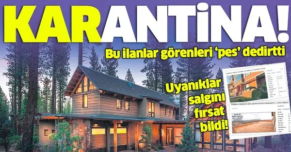 Koronavirus Insanlara Evini Isini Terk Ettirdi Internetteki Gunluk Kiralik Ve Satilik Ilanlari Ise Pes Dedirtti Takvim