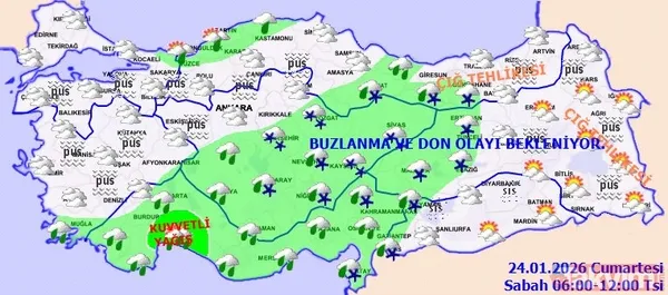 Meteoroloji’den hava durumu uyarısı: Kar ve sağanak yağış geliyor! İşte il il liste... - 3