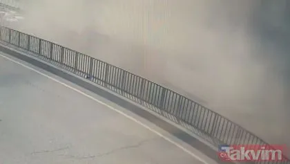 Çekmeköy’de hafriyat kamyonu devrildi! Ortalık toz duman
