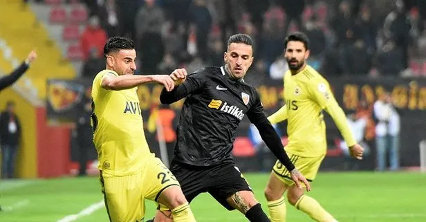 Tur Kadıköy’e kaldı! Kupada kayserispor ile Fenerbahçe’den gol sesi çıkmadı