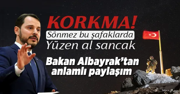 Bakan Albayrak'tan anlamlı paylaşım