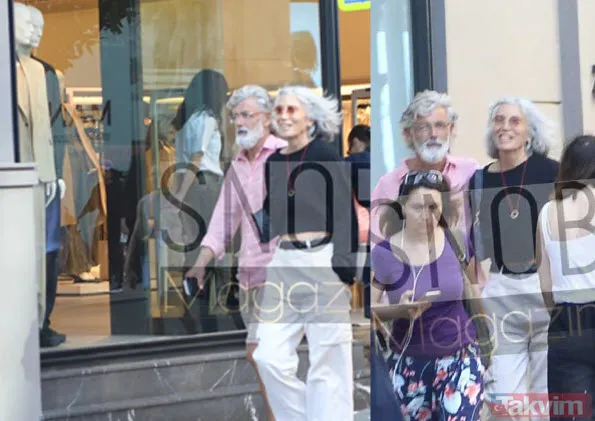 Bu kez Serenay değil annesi! Serenay Sarıkaya'nın annesi Ümran sevgilisiyle sarmaş dolaş! Nişantaşı'nda aşka geldi - 18