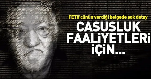 FETÖ'cünün teslim ettiği belgede casusluk eğitimi detayı