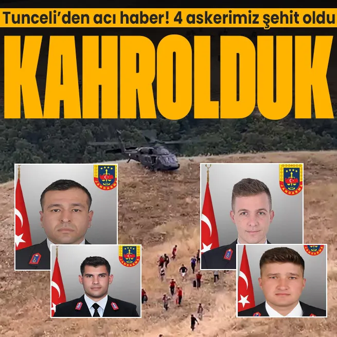 Bakan Yerlikaya acı haberi duyurdu! Zırhlı aracın devrilmesi sonucu 4 askerimiz şehit oldu, 1 askerimiz yaralandı