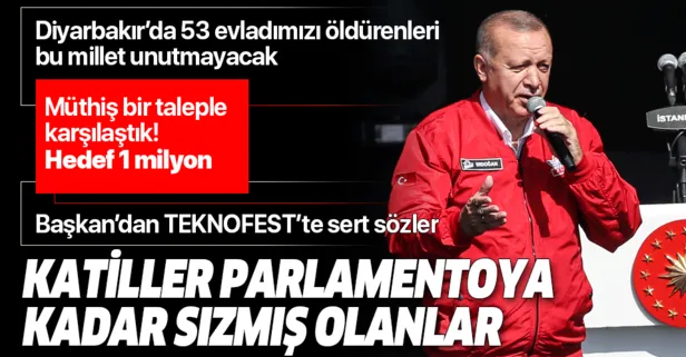 Son dakika: Başkan Erdoğan'dan TEKNOFEST'te önemli açıklamalar