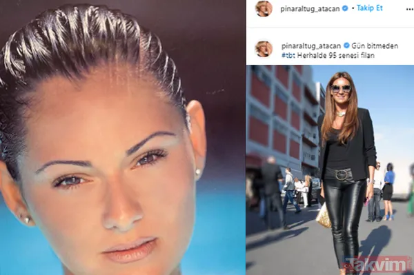 Pınar Altuğ'un duru güzelliği ile hayran bıraktığı havuz pozu...