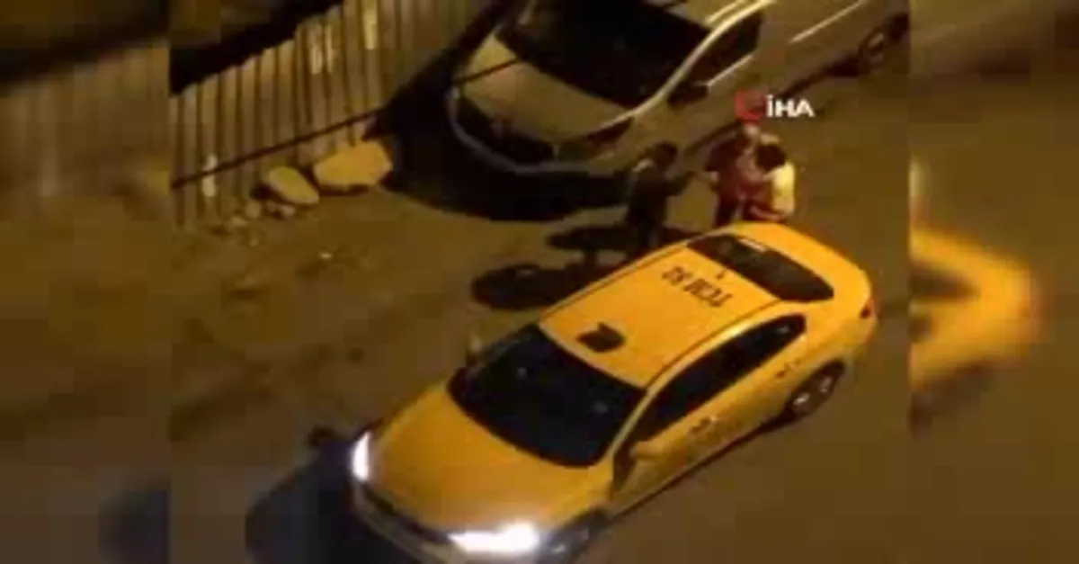 İstanbul'da taksici dehşeti! İki yumrukla nakavt