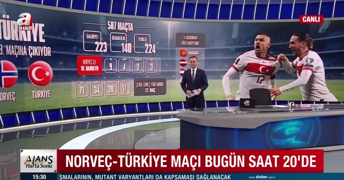 Norveç-Türkiye maçı CANLI İZLE