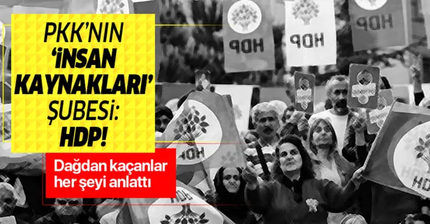 HDP, PKK'nın "insan kaynakları" şubesi gibi çalışmış