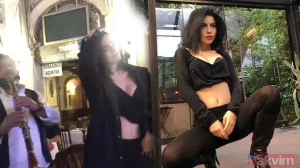 Merve Boluğur seksi göbek dansıyla kurtlarını döktü tabi paylaşmayı ihmal etmedi! 'Ben yine assolist' diyen Merve Boluğur... - 1