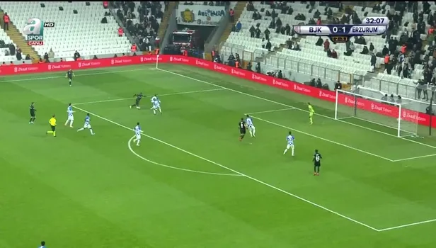 Beşiktaş 1 - 1 BB Erzurumspor | Abdoulay Diaby'nin golü