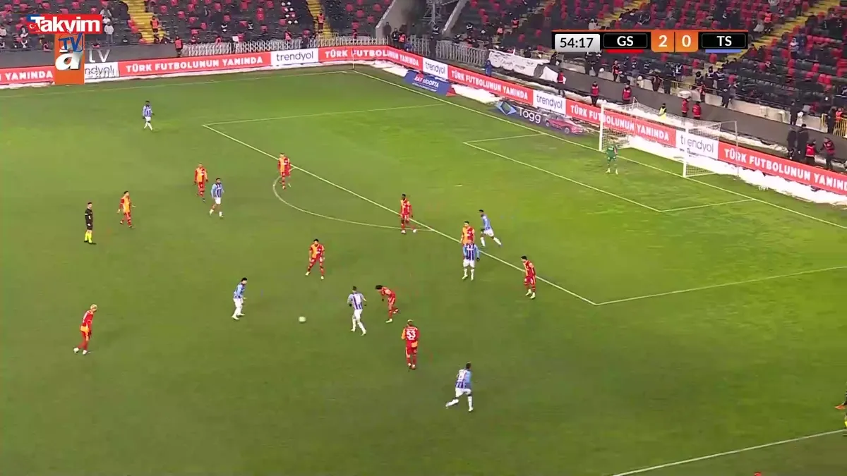 Felipe Augusto Galatasaray ağlarını salladı | GS 2-1 TS