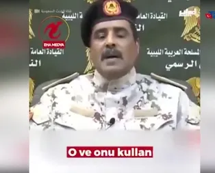 Libya’da Hafter’i durduran Türk topu! Canlı yayında alay konusu oldu!