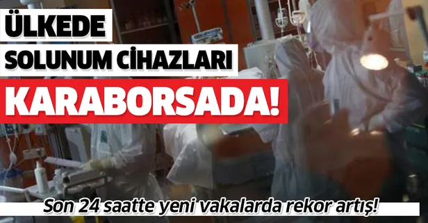 Rusya'da koronavirüs vakalarında rekor artış! Yerli solunum cihazları karaborsaya düştü!