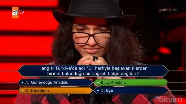 Kim Milyoner Olmak İster'de Kenan İmirzalıoğlu sordu: Mesleği 'Kaşmerlik' olan biri nerede çalışır? - 18