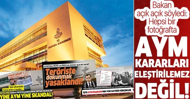 İçişleri Bakanı Süleyman Soylu'dan AYM tepkisi