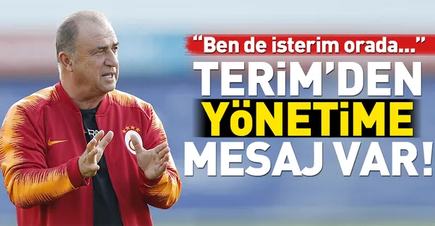 Fatih Terim'den yönetime Firmino mesajı