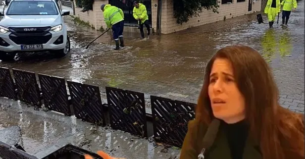 Algı var altyapı yok: CHP'li Çeşme’de sokaklar göle döndü