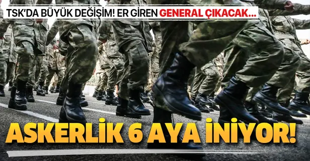 Askerlikte yeni dönem! Kışlaya er giren general çıkacak