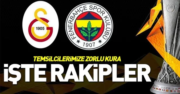 UEFA Avrupa Ligi eşleşmeleri: İşte Galatasaray ve Fenerbahçe’nin rakipleri
