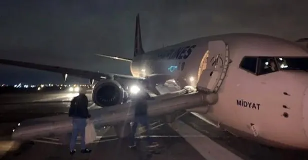 THY’nin uçağı Odessa Havalimanı’nda pist dışına çıktı