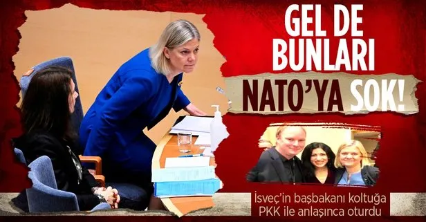 İsveç Başbakanı Magdalena Andersson’u koltuğa oturtan ’PKK-YPG’ detayı ortaya çıktı: Terör destekçisi Amineh Kakabaveh ile anlaşma