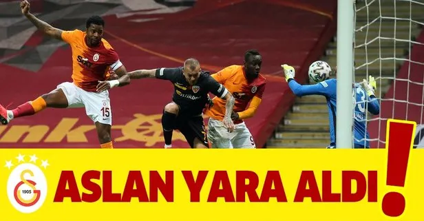 Aslan yara aldı