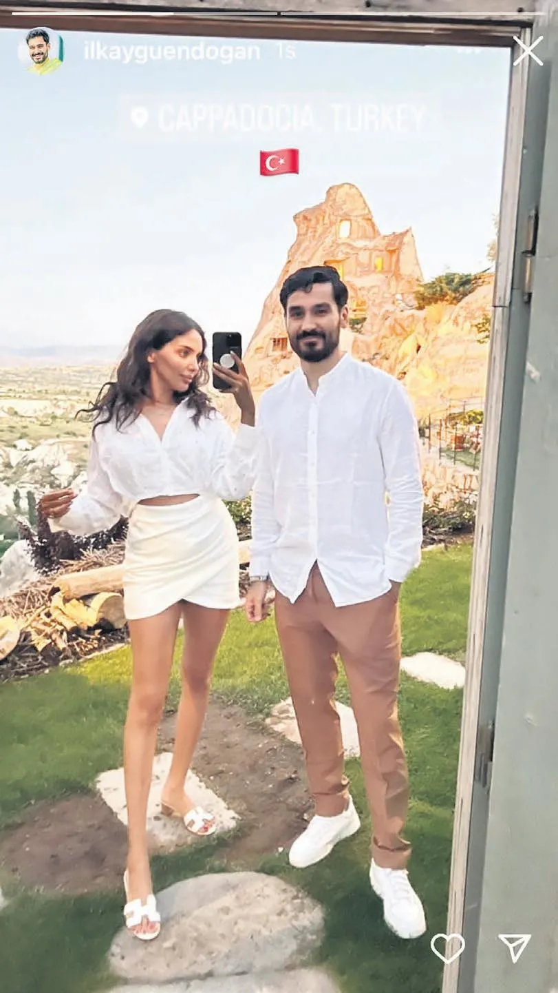 Mayısta evlenen İlkay Gündoğan ve Sara Arfaoui balayı için Türkiye’ye geldi