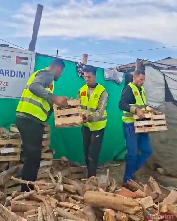 Gazze'de kışın ortasında bir umut ışığı! Gamze Özçelik’ten yürek ısıtan hamle - 13