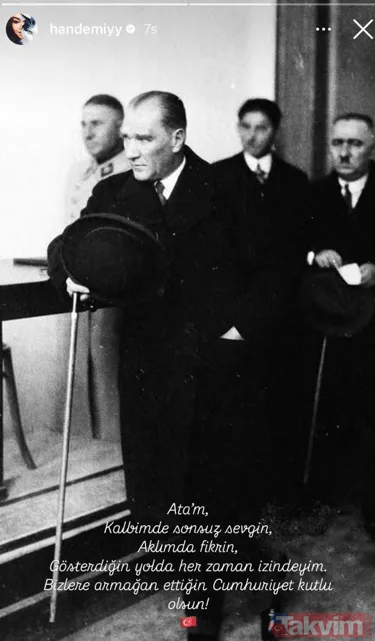 Ünlülerden 29 Ekim Cumhuriyet Bayramı paylaşımları! "Yaşasın Cumhuriyet" - 2