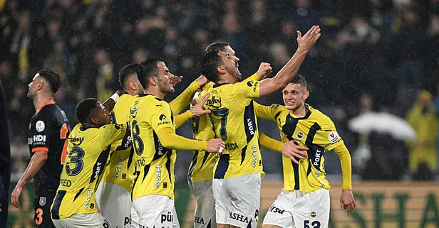 Kanarya sakata gelmedi! Fenerbahçe Başakşehir'i 3-1 yendi MAÇ SONUCU