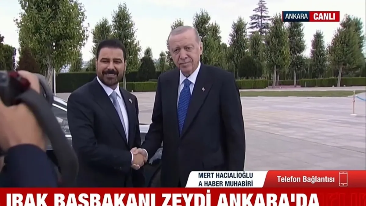 Başkan Erdoğan Irak Başbakanı Zeydi’yi kabul etti