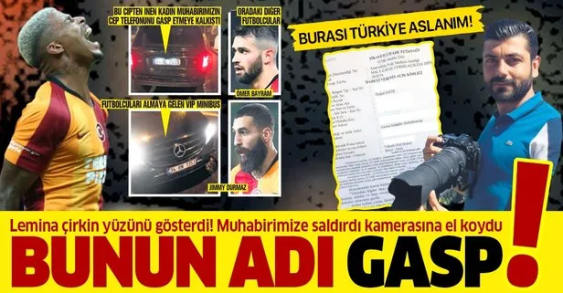 Galatasaraylı Mario Lemina çirkin yüzünü gösterdi! Muhabirimize önce saldırdı sonra fotoğraf makinesine el koydu