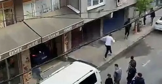 Camdan sarkarak yayın yaparken fırına girdi