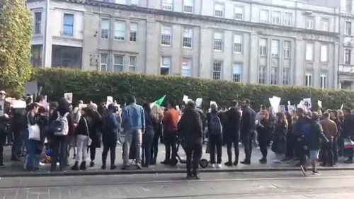 Dublin’de ’Mahsa Emini’ protestosu