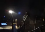 Domaniç'te ev ve ahır yangını