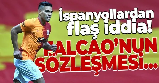 Son dakika Galatasaray haberleri | İspanyollar ilk kez açıkladı! Galatasaray Falcao’nun sözleşmesini...