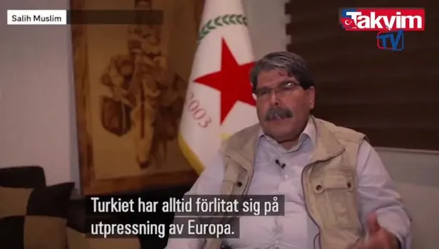 İsveç devlet televizyonundan skandal hareket! Heyet İstanbul’dayken terörist Salih Müslim’le röportaj yaptılar