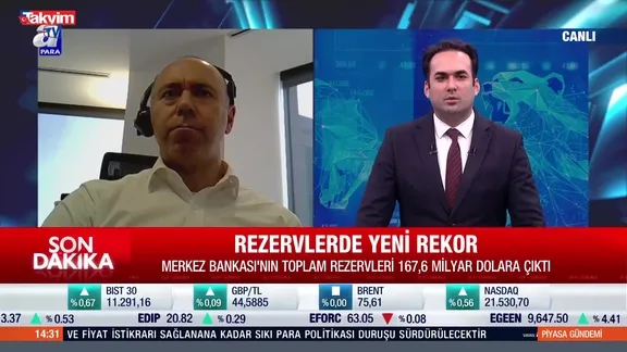 Merkez Bankası rezervleri 167.6 milyar dolarla rekor kırdı!
