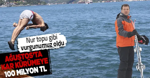 İstanbul'da çöl sıcaklarının yaşandığı ağustos ayında karla mücadeleye onlarca milyon lira aktı! İBB'den pes dedirten ihale