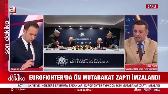 MSB: İngiltere ve Türkiye Eurofighter anlaşması imzalandı