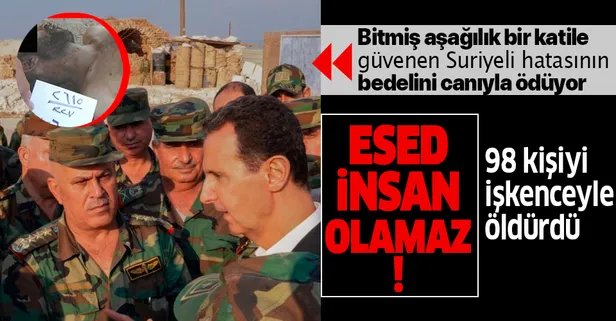 Esed rejimi af ilan ettiği Dera'da anlaşmayı ihlal ederek 98 kişiyi işkenceyle öldürdü