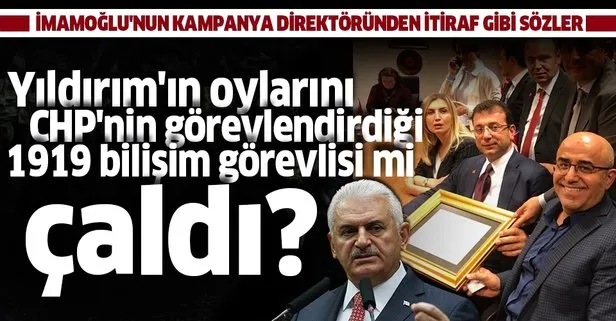 İmamoğlu’nun kampanya direktörü Necati Özkan’dan itiraf gibi sözler! Binali Yıldırım’ın oylarını onlar mı çaldı?