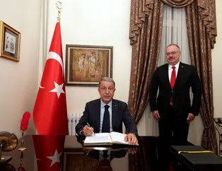 Bakan Akar, Türkiye’nin Bişkek Büyükelçiliğinde