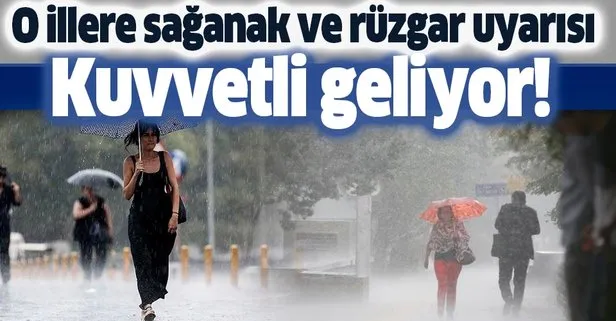 HAVA DURUMU | Meteorolojiden o illere sağanak ve kuvvetli rüzgar uyarısı | 18 Kasım İstanbul’da hava nasıl olacak?