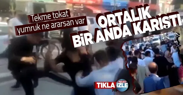 Van’ın en işlek caddesinde bir kadının fotoğrafının çekildiği iddiası ortalığı karıştırdı! Tekme, tokat, yumruk...