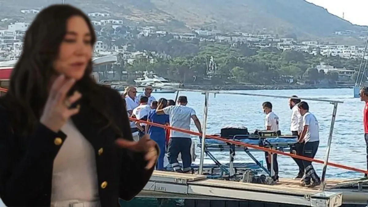 Ali Sabancı ve Vuslat Sabancı Yunanistan açıklarında ölümden dönmüştü! Vuslat Sabancı kaza sonrası ilk kez göründü! Yüzündeki izler...